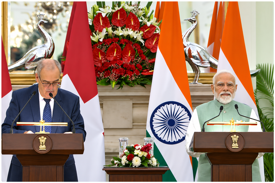India and Switzerland Sign Five Agreements as Defence and Nuclear Talks Expand