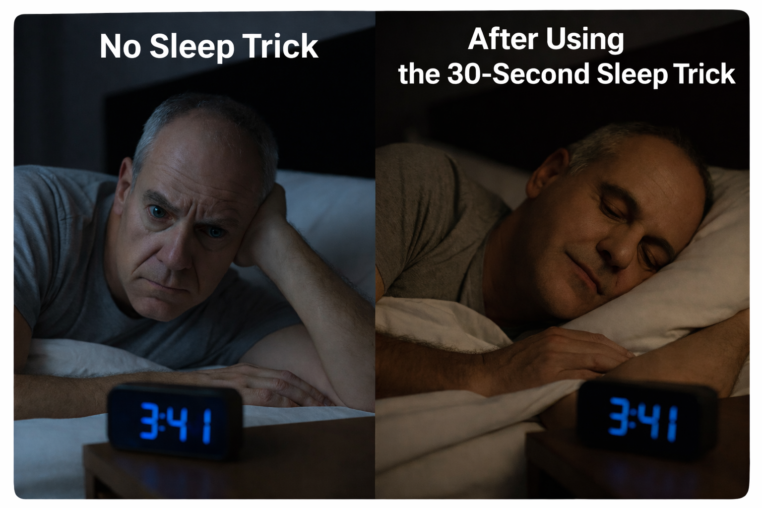 30-second sleep trick