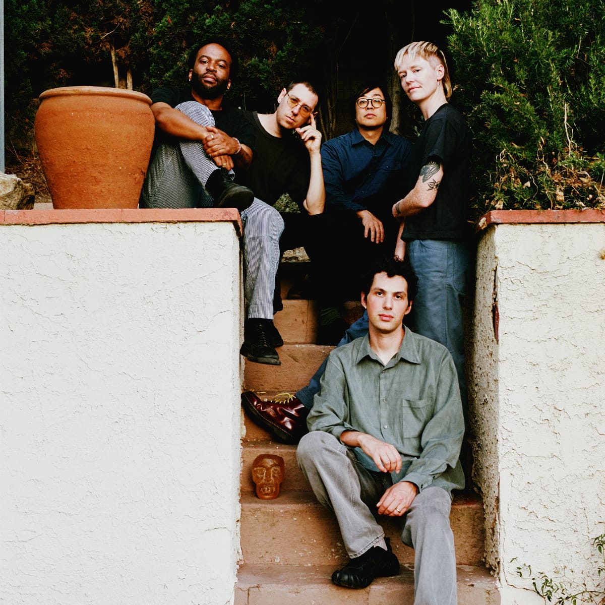 SML group photo on steps - Photo by Charlie Weinmann