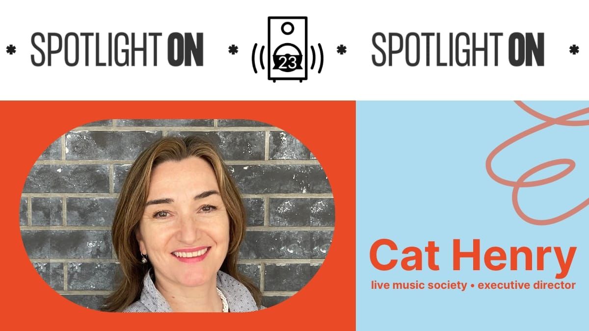 Cat Henry of Live Music Society champions small venues - Transcript feature image