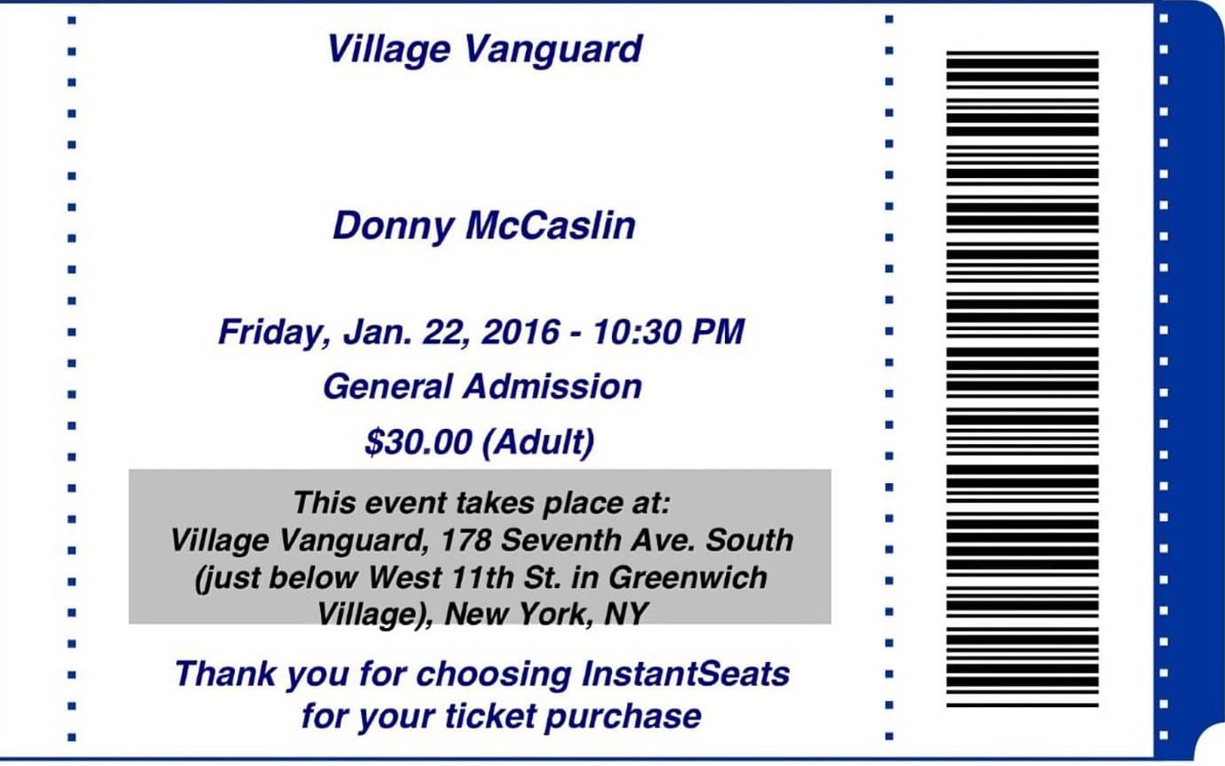 Donny McCaslin, New York, NY, January 22, 2016 feature image