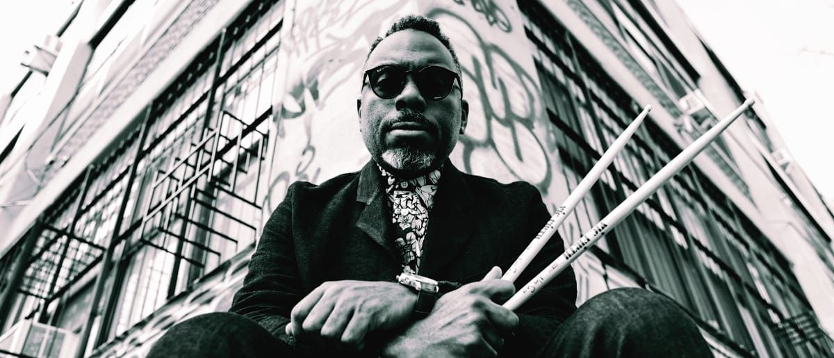 Nate Smith with drum sticks. Photo by @ogata_photo