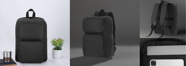 Backpack Necco: Eco-Conscious RPET Commuter Backpack with Padded Tech Storage