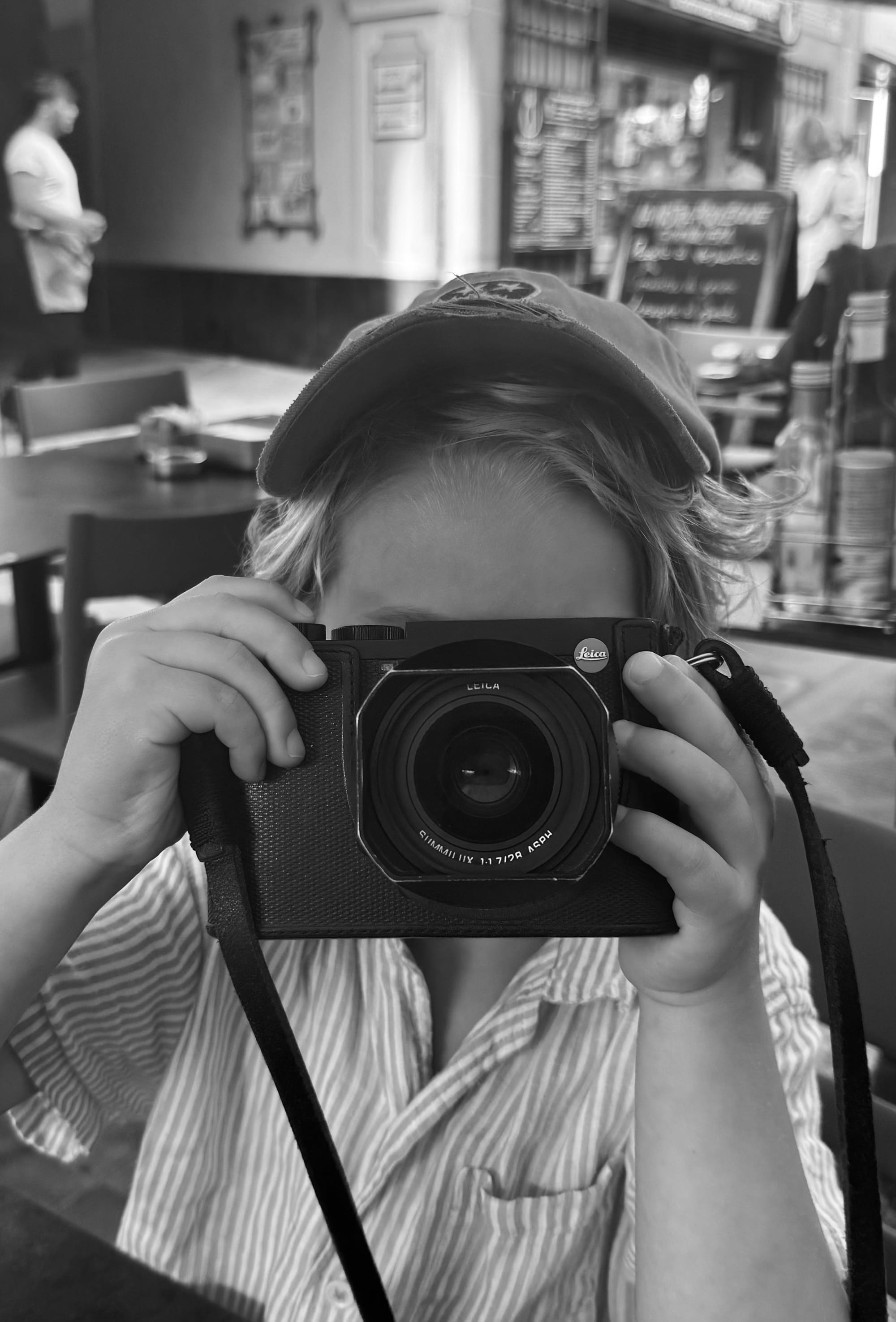 Kid with Leica Q2