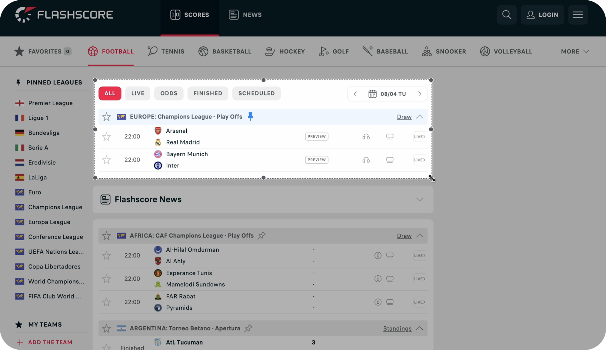 How to select area on web page and save a Snip in Aloha Browser