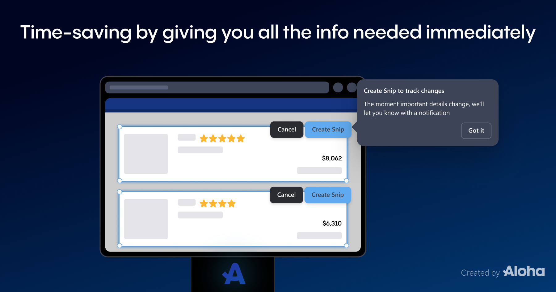 Snips by Aloha Browser will save your browsing time