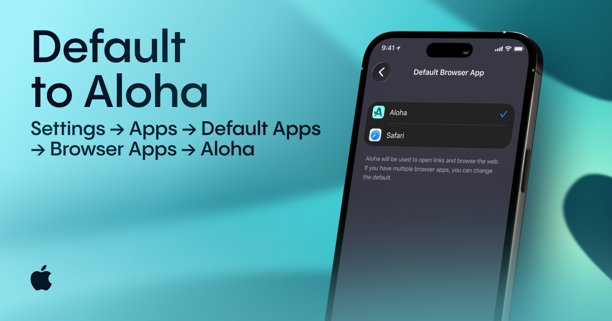How to Make Aloha Your Default Browser on iOS and Android