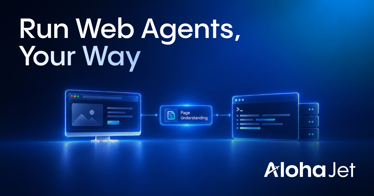 Run web agents and save tokens for repeated work