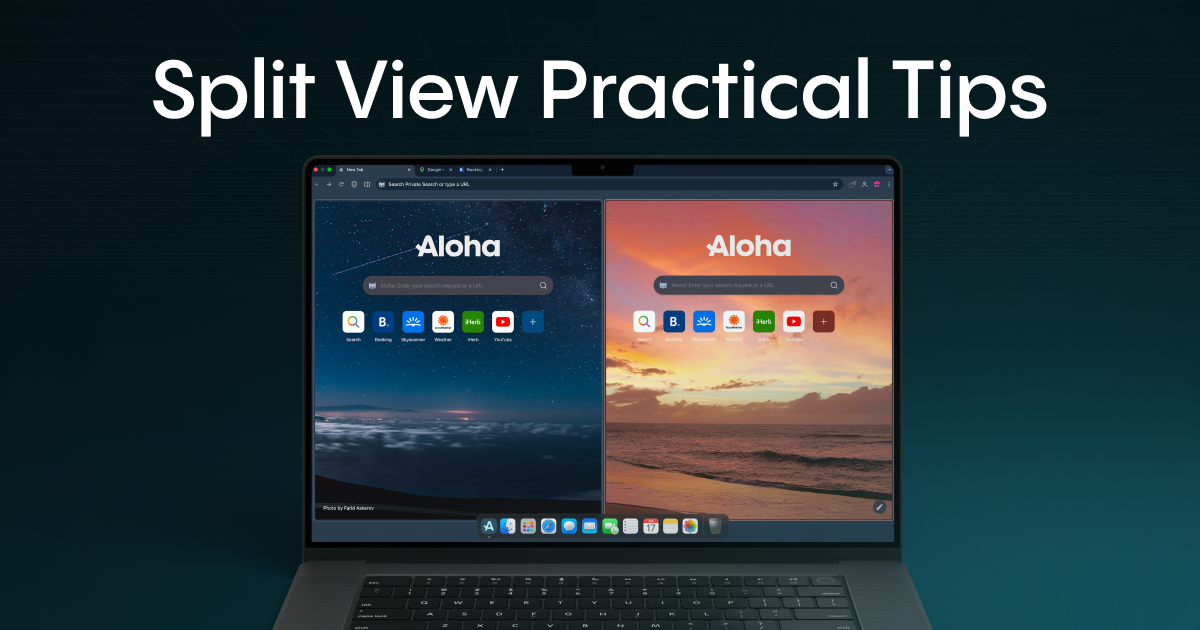 How to Use Split View in Aloha Browser: 5 Useful Tips