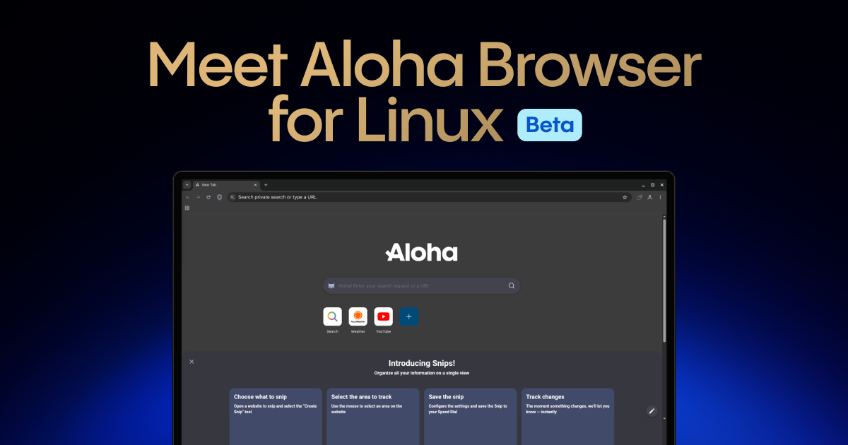 Expanding the Aloha Ecosystem: Native Linux Support Is Here
