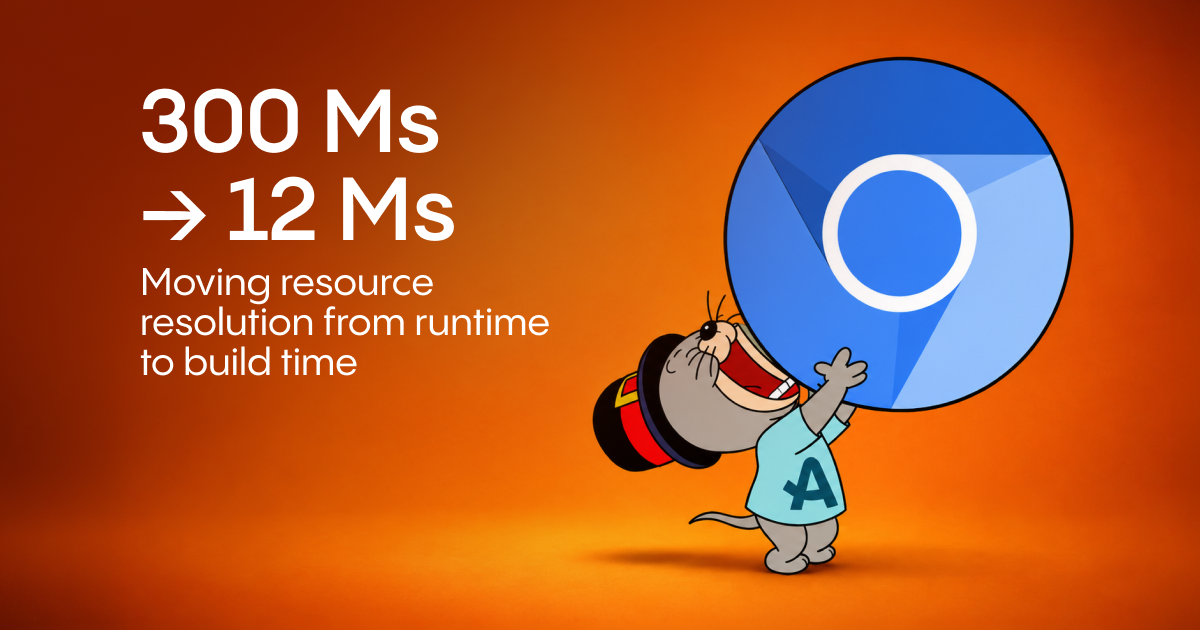 How we speed up the Chromium engine startup: a resource-remapping story