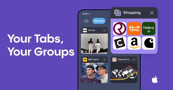 Introducing new feature in Aloha Browser for iOS - open tabs grouping