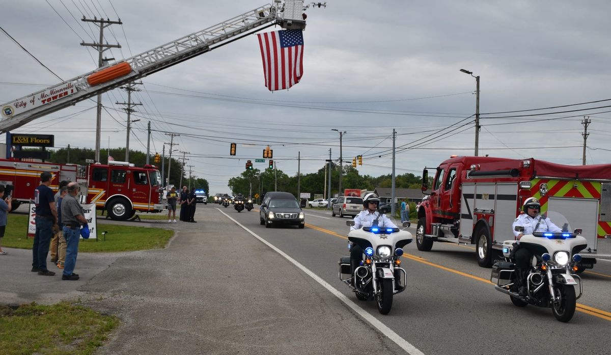 Community bids farewell to former Sheriff