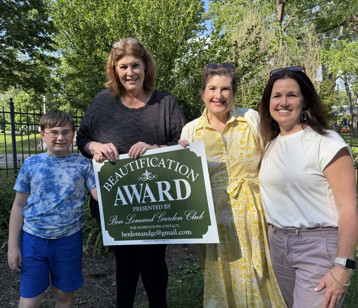 Woods wins Beautification Award