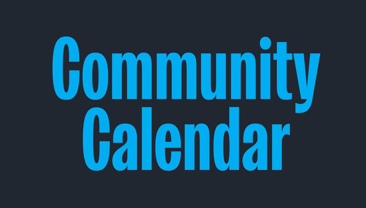 Community Calendar 6/11/25