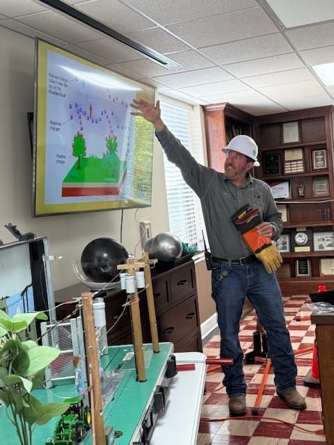 MES presentation 'sparks' interest in electrical safety