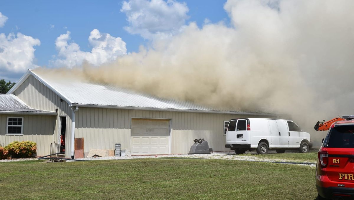 Bethany shop gutted by afternoon blaze