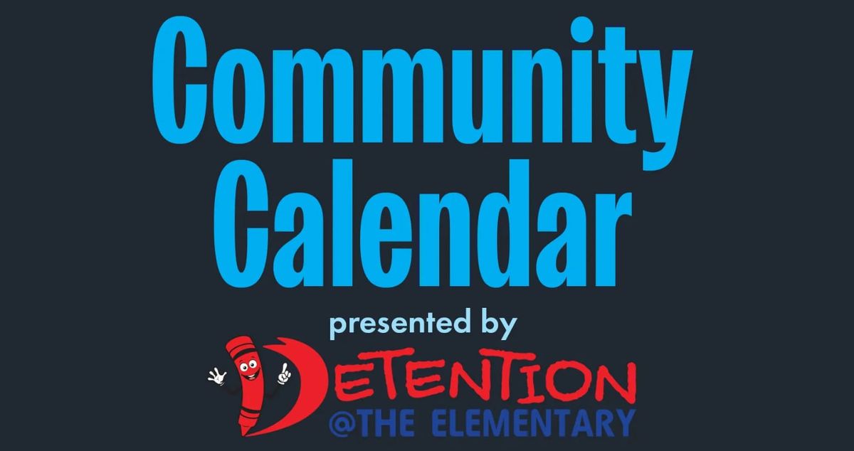 MSJ Community Calendar 10/3