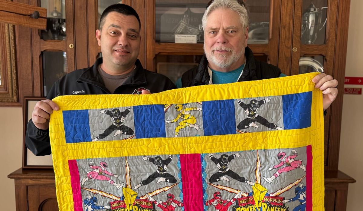 27 quilts, countless kindnesses: Guild supports Doyle Fire Department