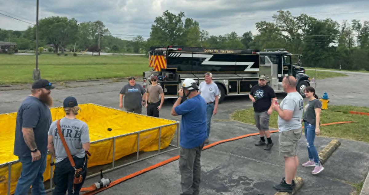 Saturday Grind: volunteer firefighters sharpen life-saving skills