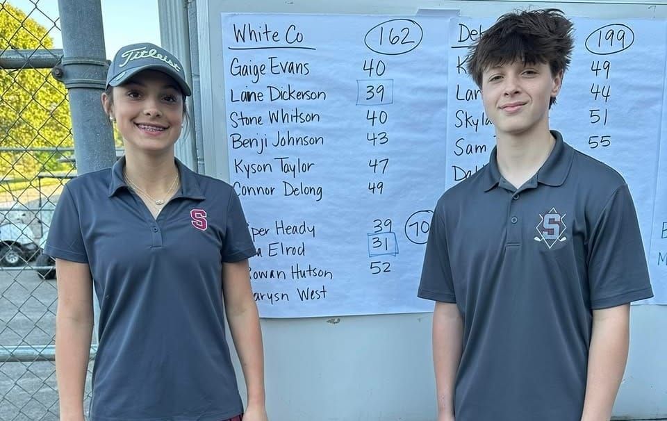 Double Trouble: WCMS Golf sweeps match behind Elrod, Dickerson