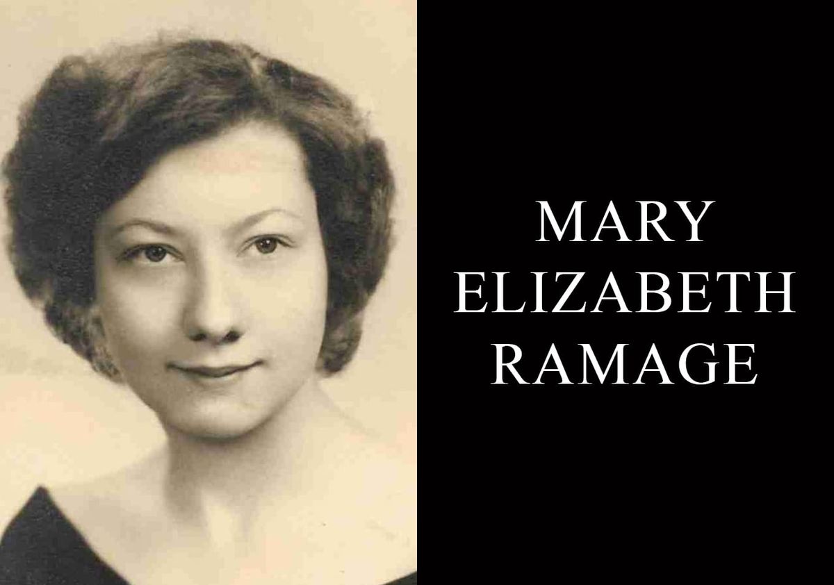 Mary Elizabeth Ramage, 84