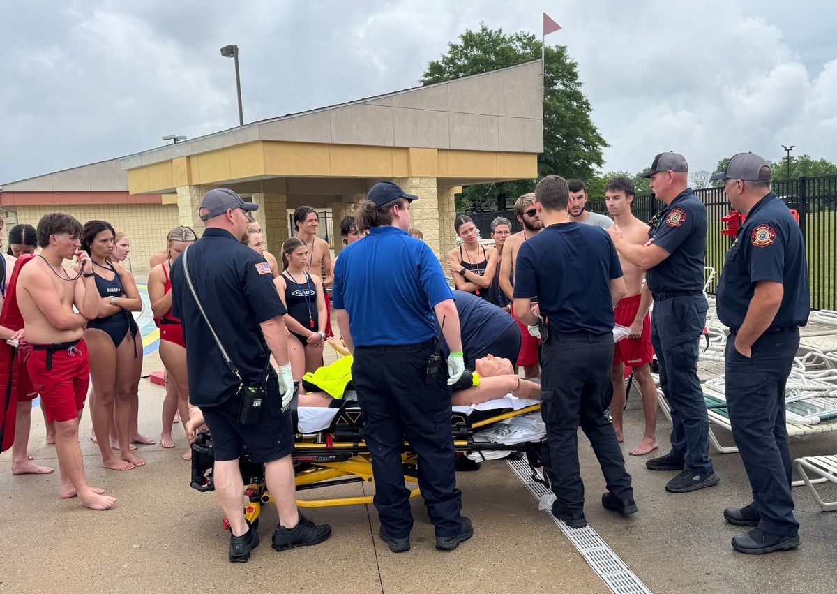 Emergency drill held in preparation for Saturday’s pool opening