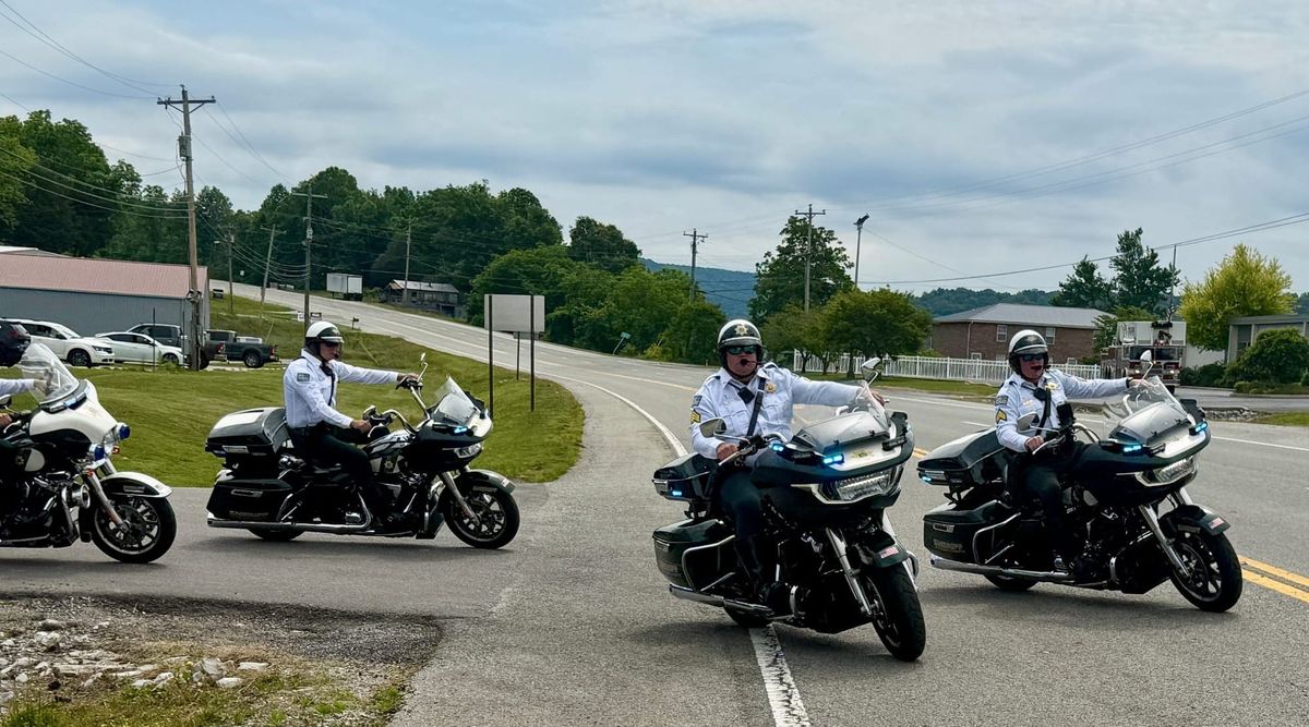 Blue Lights, Loud Pipes and a Big Cause in Sparta