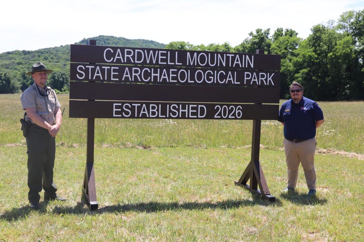 Cardwell Mountain State Archaeological Park unveiled