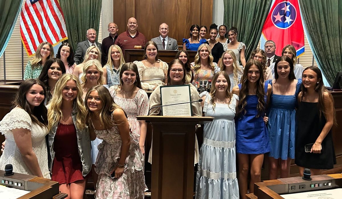 Warriorettes Honored at Tennessee State Capitol
