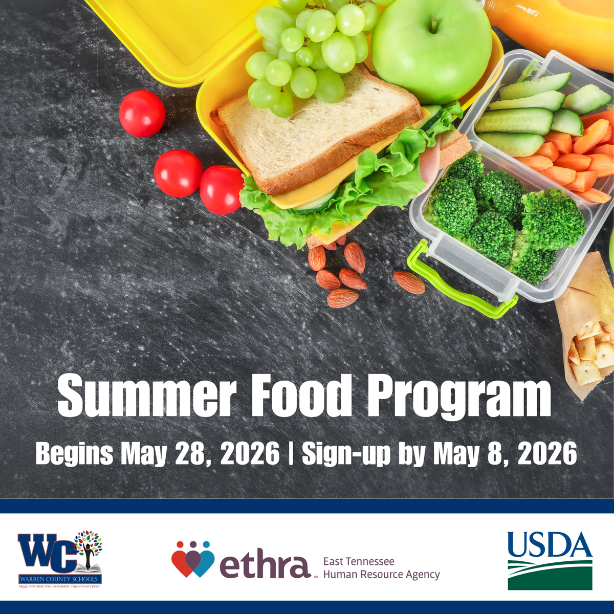 Free summer meals available