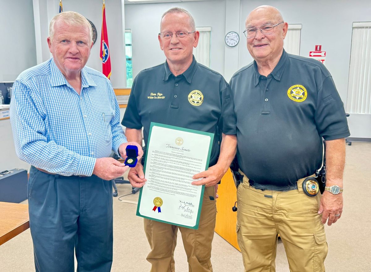 Tennessee Senate Honors Sheriff Steve Page for 15 Years of Service