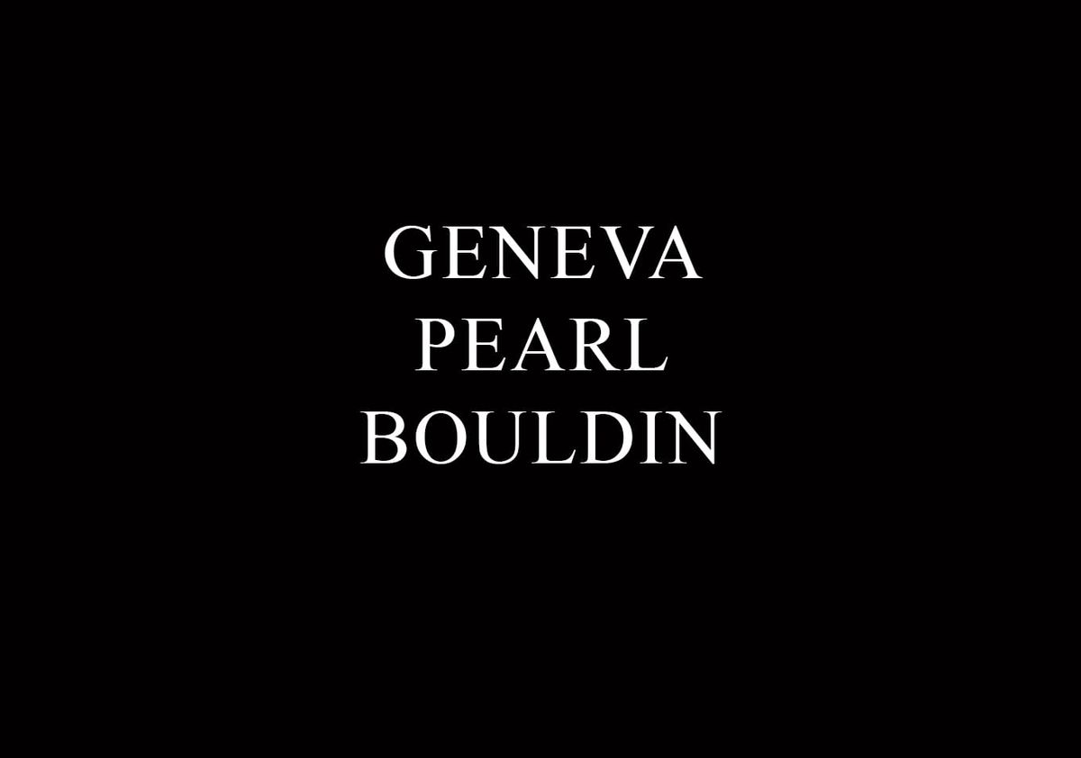 Geneva Pearl Bouldin, 87