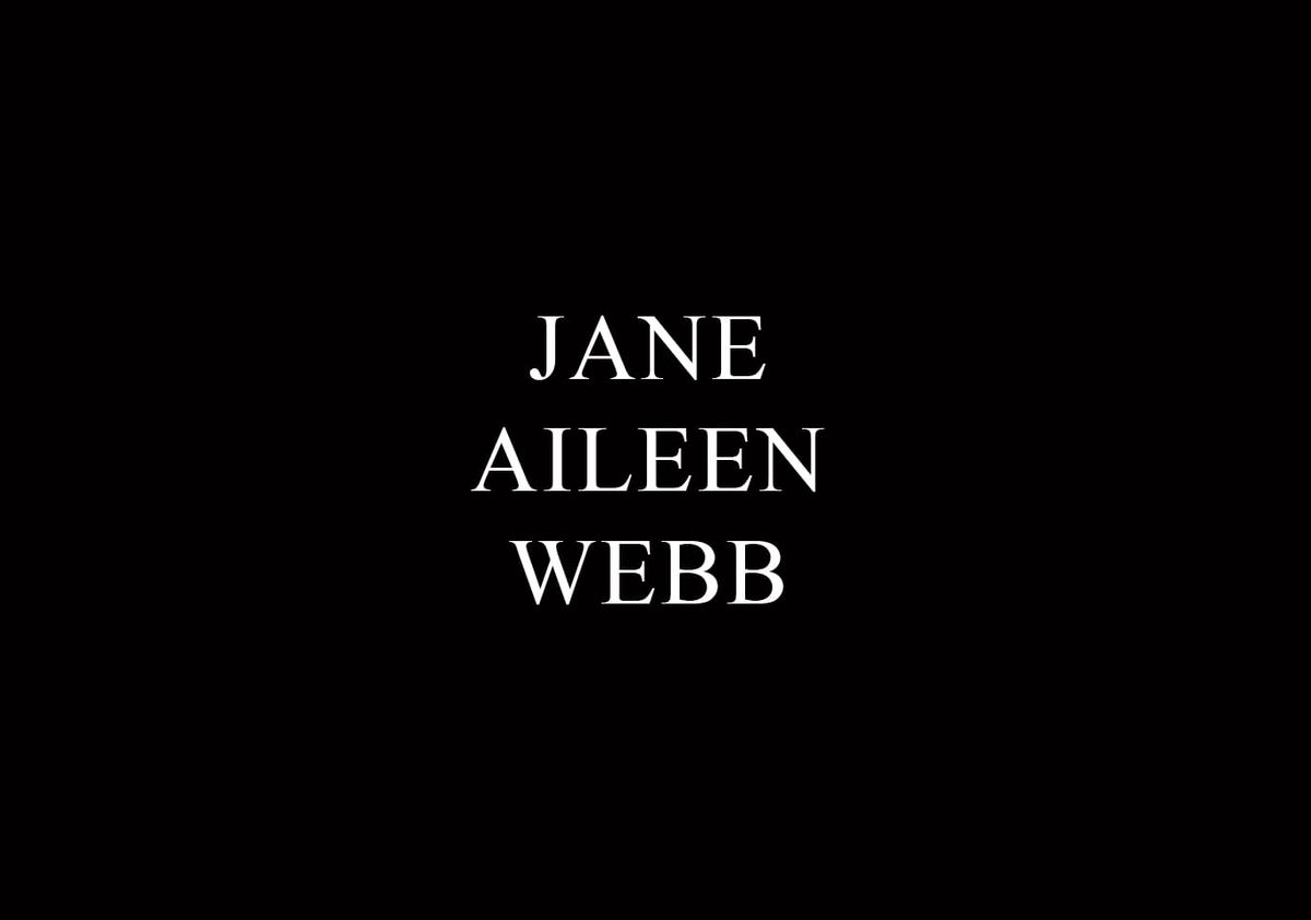 Jane Aileen Webb, 73