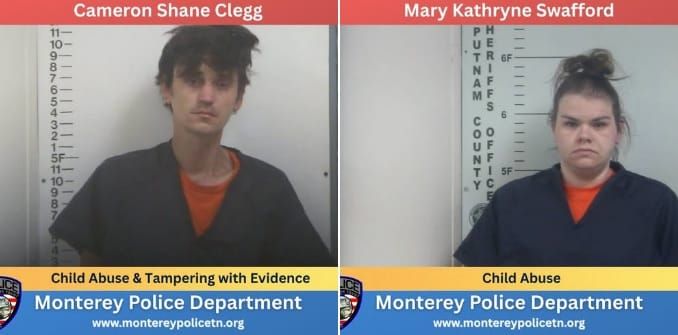 Two Charged With Child Abuse in Monterey