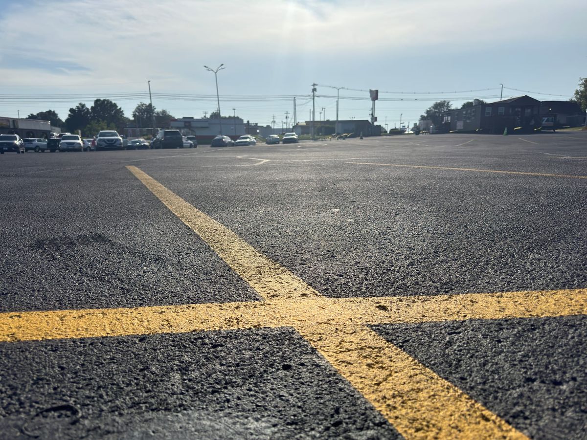Plaza parking gets pizazz