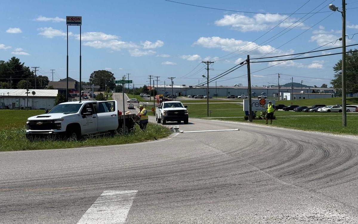 Three-Way stop installed ahead of school start