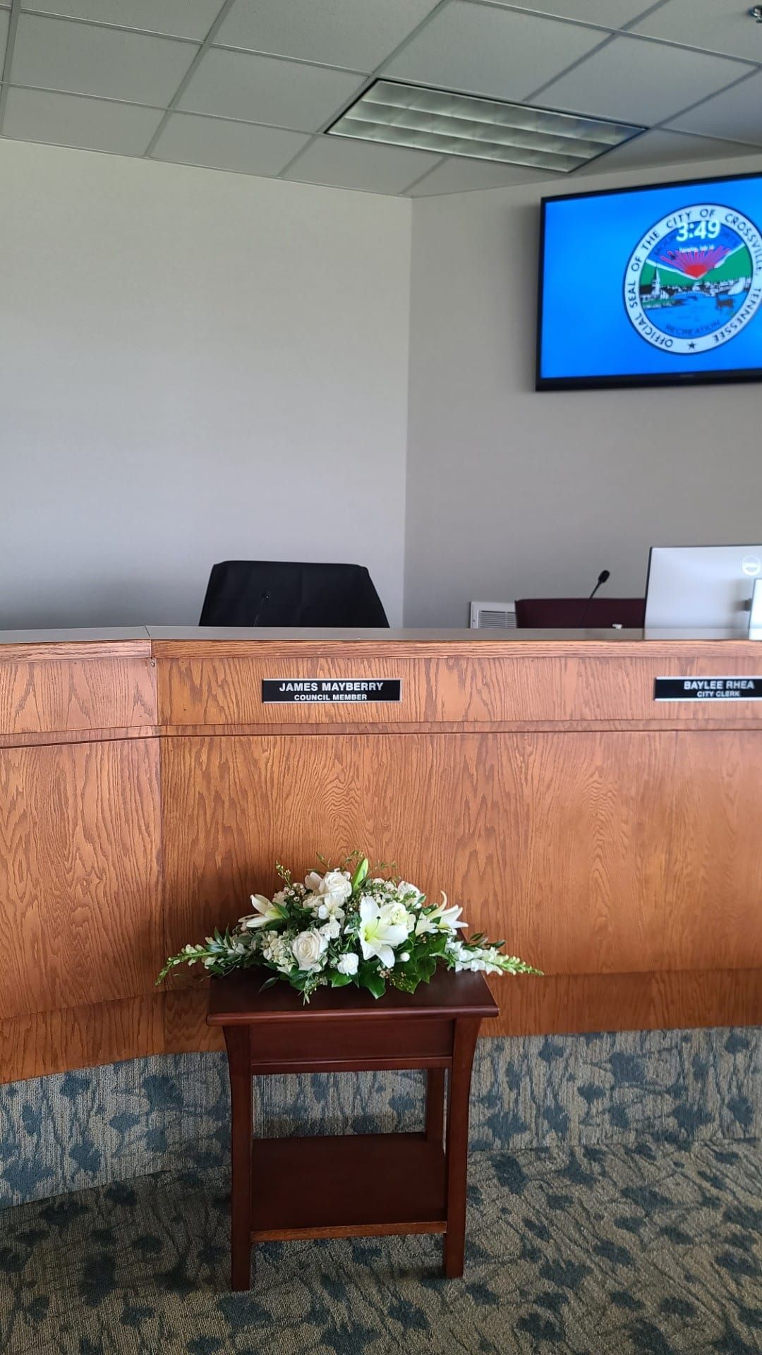 Crossville Council Honors Late Former Mayor James Mayberry