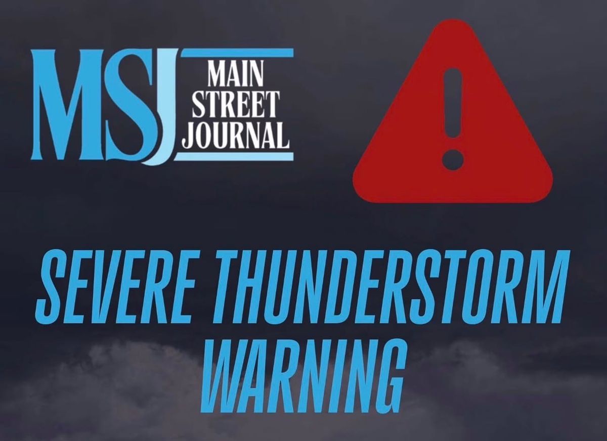 Severe Thunderstorm Warning issued