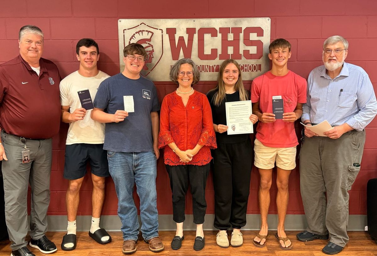 WCHS marks Constitution Week with schoolwide lesson