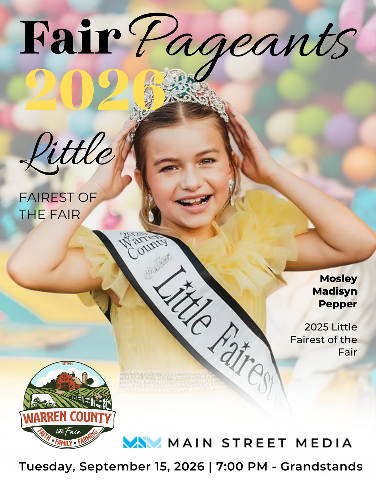 Your 2026 Little Fairest of the Fair Program Book is Here!