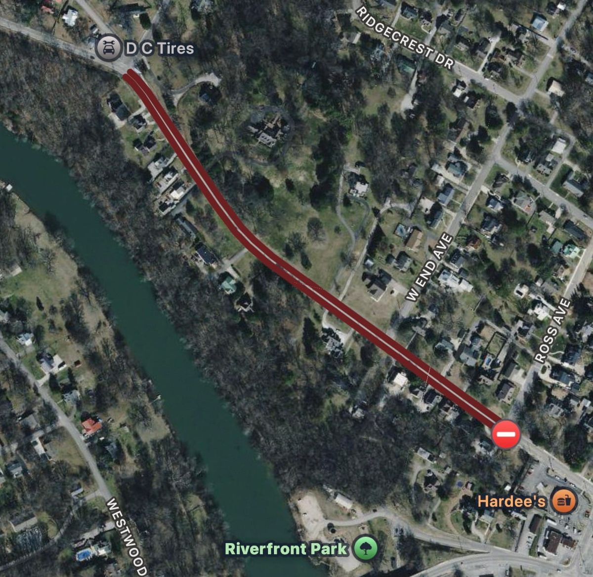 W. Main St. closed for repairs