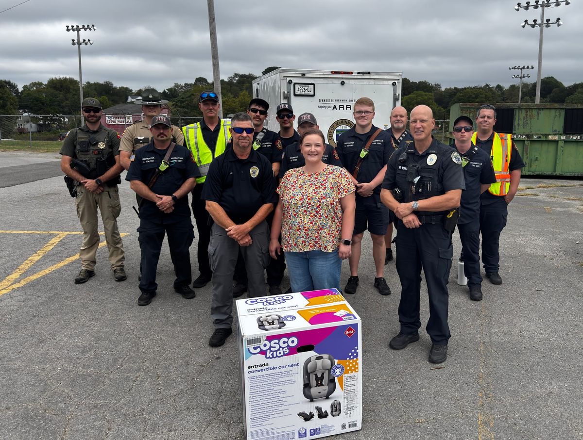 Car seat check held at Bobby Ray Elementary