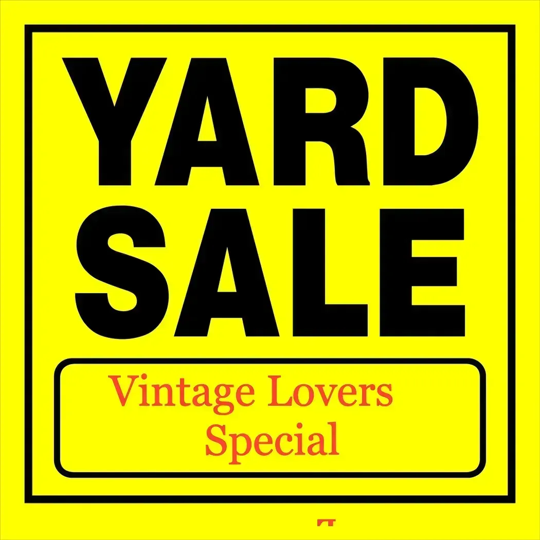 Yard Sale - Today Only