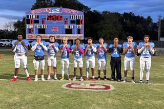 Senior night stomping