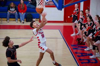 Pioneers blitz Raiders in district opener