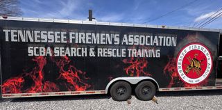 Inside the darkness: White County firefighters train in maze simulator