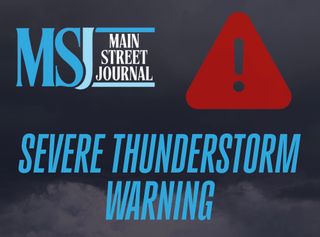 Severe Thunderstorm Warning in effect until 12:45 a.m. Monday