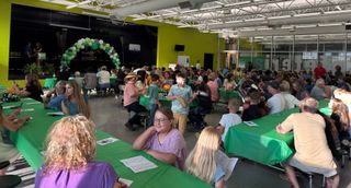 Morrison salutes basketball, cheerleading squads