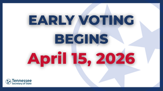 Early Voting for May 5 Primary Election for White County Begins April 15